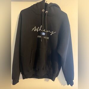 Athens Black Hoodie Sweater